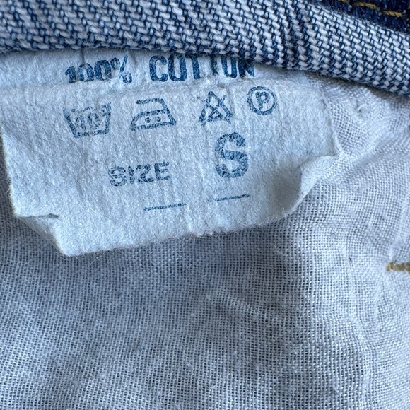 Helen Vintage Blue Denim Women Jeans Overalls Sz S - Picture 7 of 10